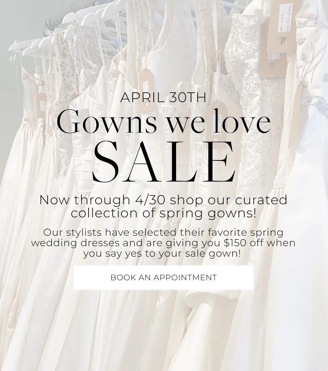 Gowns we love Sale Mobile Banner